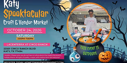 Katy Spooktacular Craft & Vendor Market