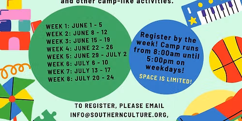 SOUTHERN EXPOSURE SUMMER CAMP WEEK 7