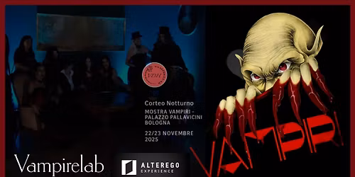 Vampirelab alla mostra Vampiri AlterEgo e passeggiata notturna
