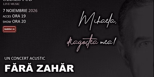 \ud83c\udf99\ufe0fF\u0103r\u0103 Zah\u0103r \u2013 Mihaela, dragostea mea @Oldies Pub SIBIU