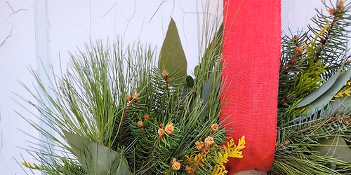 Holiday wreath workshop