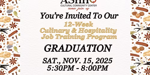 ASHHO's Job Training Program Graduation
