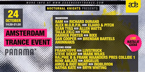 Nocturnal Knights pres Amsterdam Trance Event 