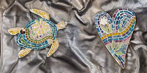 Beginning Mosaic Workshop - Create a Turtle or Heart