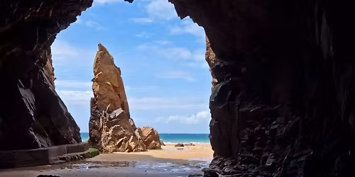 The caves of Pl\u00e9mont beach with Nicky Mansell