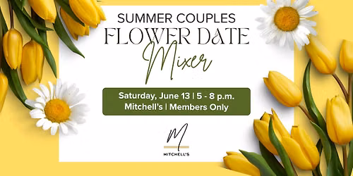 Summer Couples Flower Date Mixer