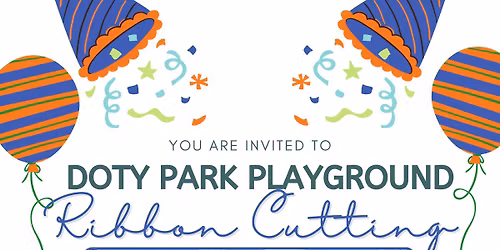 Doty Park Playground Ribbon Cutting