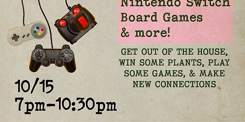 Plant Bingo + Game Night