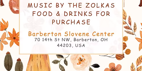 Polka Harvest Hop @ The Barberton Slovene Center