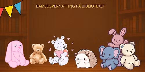 Bamseovernatting p\u00e5 biblioteket