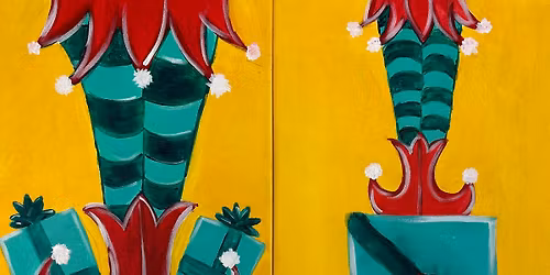 🦃🎨 Gobble Up the Savings All November Long! Parent & Me - Elf Feet - Grape Kids Class