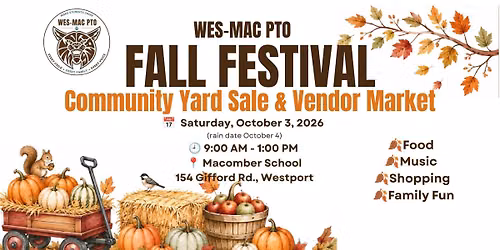Fall Festival & Community Yard Sale