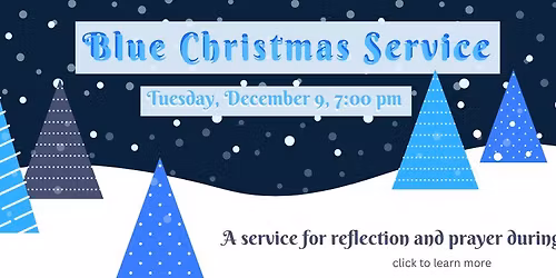 Blue Christmas Service 2025