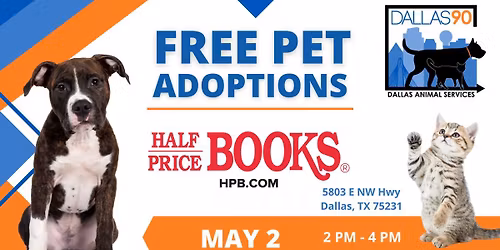 Half Price Books Adoption Event