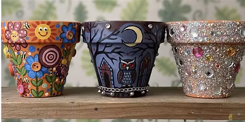 Paint a Plant Pot Workshop - Adults