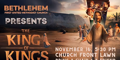 The King of Kings Movie Night on the Church Lawn