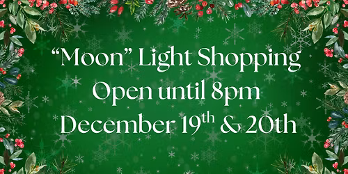 Moonlight Shopping with Mechanicsburg Small Businesses