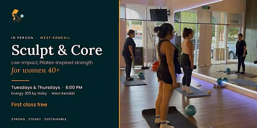 Sculpt & Core \u2014 Low-Impact Strength for Women 40+