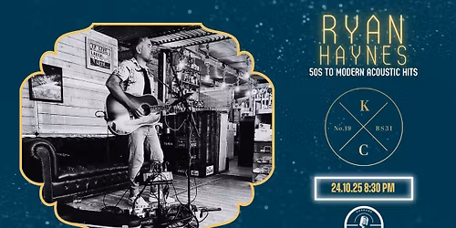 Ryan Haynes \/\/ Friday Night Music \/\/ Free Entry \/\/ The Keynsham Courtyard