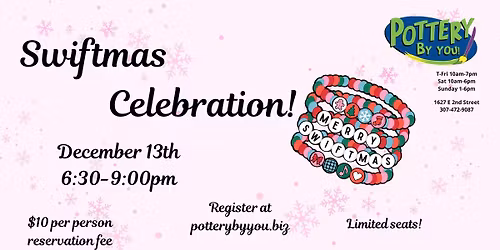 Merry Swiftmas! at Pottery By You!