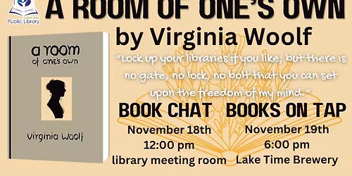 Book Chat: A Room of One's Own