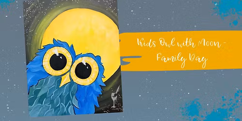 Kids Owl with Moon - Family Day