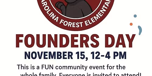 Founders Day at Carolina Forest Elementary School