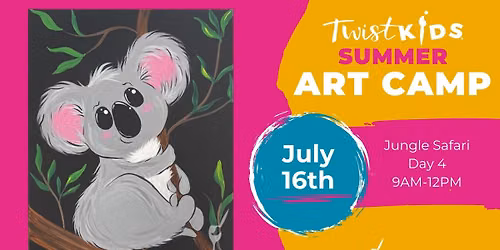 KID'S SUMMER ART CAMP! Jungle Safari Day 4