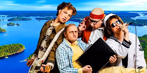 Suomirock-musikaali \u2013 Eput, Juice ja Hassisen kone ihan tuuliajolla