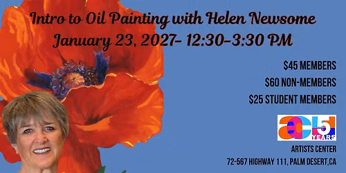 Introduction to Oil Painting with Helen Newsome