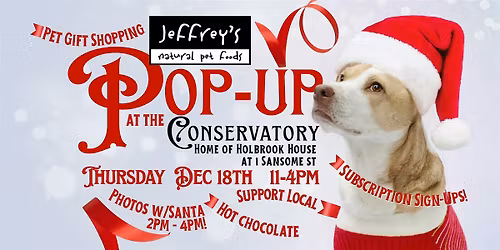 Jeffrey's Holiday Pop-Up Market at the Conservatory, home of Holbrook House