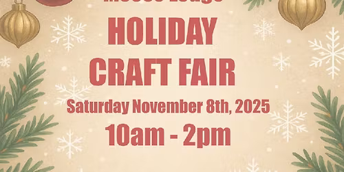 Moose Lodge Craft Fair