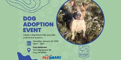 Dog Adoption Event at Troy PetSmart