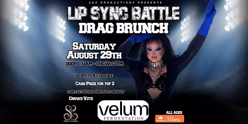 LIP SYNC BATTLE DRAG BRUNCH AT VELUM FERMENTATION