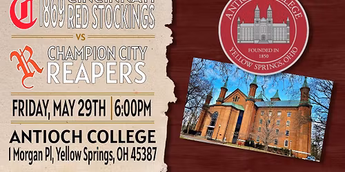 1869 Cincinnati Red Stockings vs. Champion City Reapers