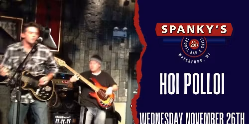 Hoi Polloi Live at Spanky\u2019s \u2013 Wednesday Night