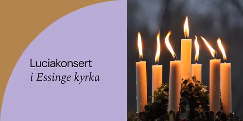 Luciakonsert i Essinge kyrka