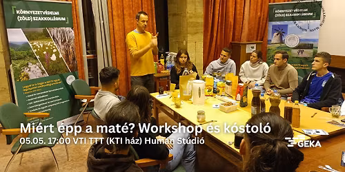 Mi\u00e9rt \u00e9pp a mat\u00e9? Workshop \u00e9s k\u00f3stol\u00f3