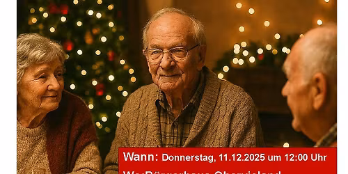 Weihnachtsessen - mit Unterst\u00fctzung der Weser Kurier Weihnachtshilfe