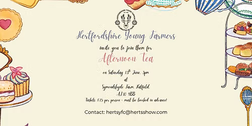 Herts YFC Afternoon Tea \ud83e\uded6