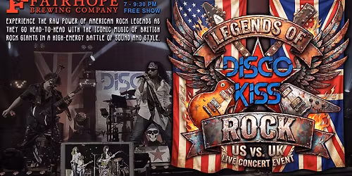 DISCO KISS Legends of Rock Show at Fairhope Brewing Co.