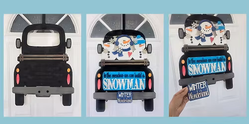 Farmhouse Truck and Winter Bundle Wall\/Door Hanger Class