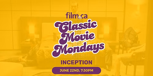 Classic Movie Mondays - Inception
