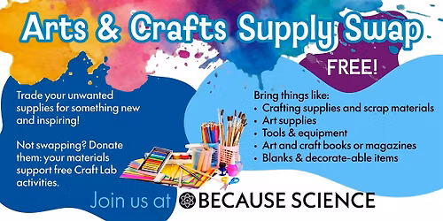 Art & Craft Supply Swap & Crafternoon