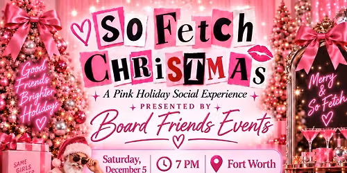 So Fetch Pink. Christmas