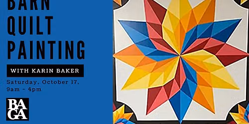 Barn Quilt Painting with Karin Baker
