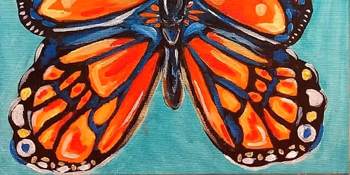 Paint Party at Linglestown Firehouse Bar - butterfly