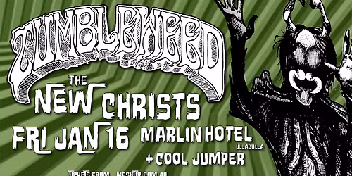 Tumbleweed + The New Christs at the Marlin Hotel Ulladulla NSW