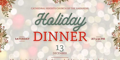 Cathedral Heights Annual Holiday Dinner