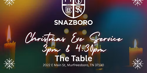 Snazboro Christmas Eve Service